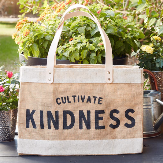 clothing bag for travel | large tote bags | grocery bag tote | christian bags and totes | inspirational totes | Christian fashion | Cultivate Kindness  tote bag | Faith gifts | Christian gifts | Holiday fashion | waterproof lining tote | natural material bag | shopping bag | 