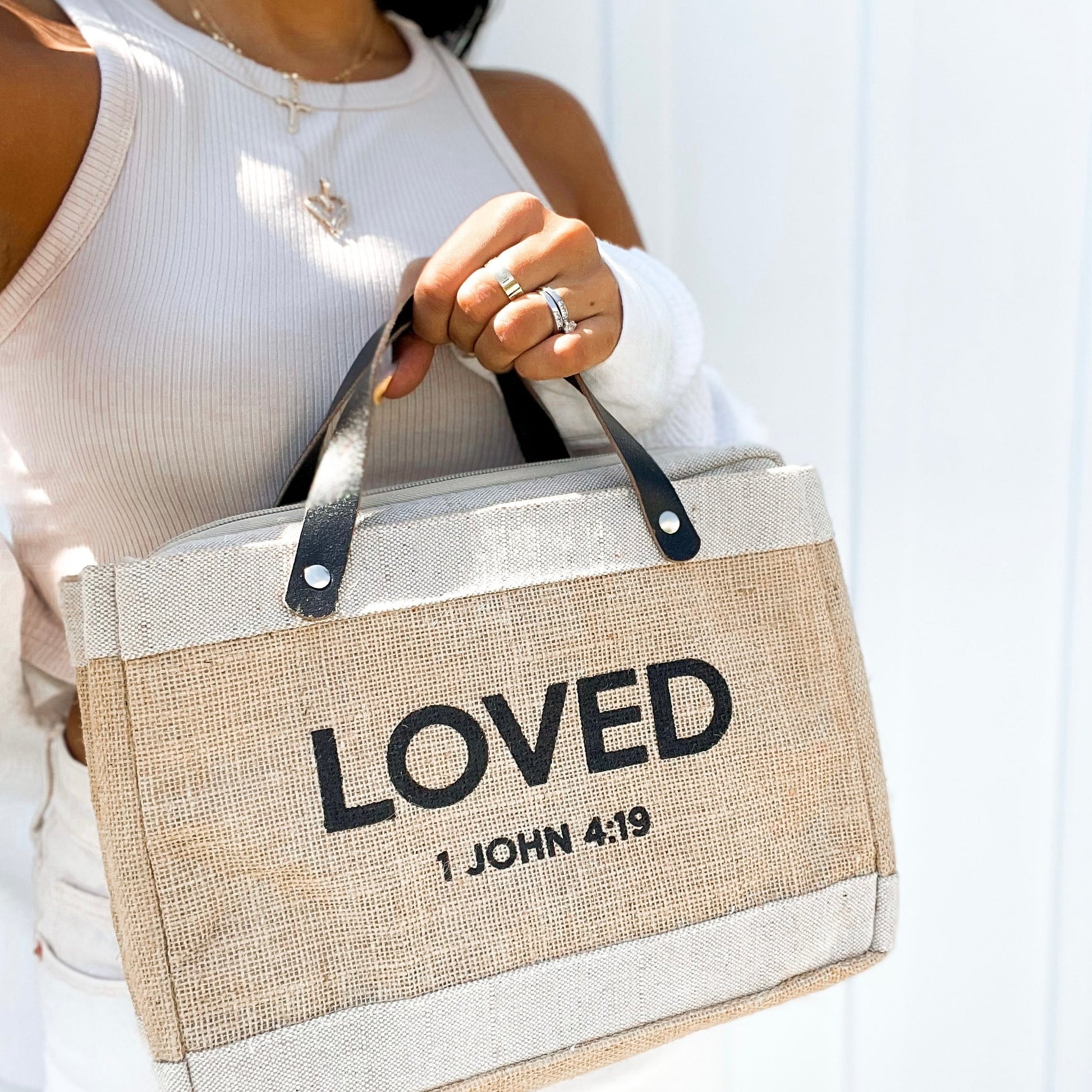 Bible Cover Tote - Loved – Live healthful